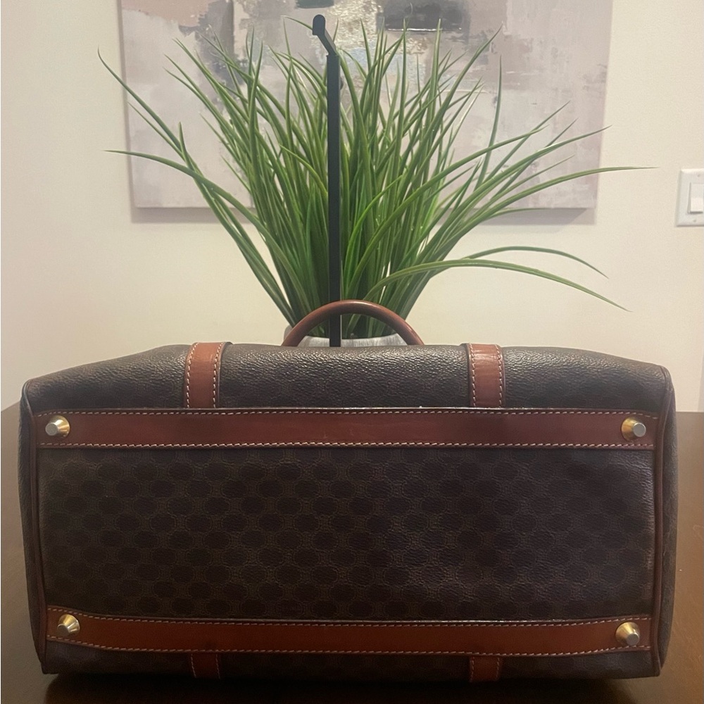 Celine Vintage Macadam Canvas Boston Bag - Picture 9 of 16